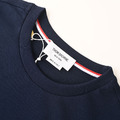 THOM BROWNE 袖口織帶短袖 (藏青)_2