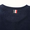 THOM BROWNE 袖口織帶短袖 (藏青)_5