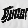 GUCCI 黑字塗鴉LOGO短袖_2