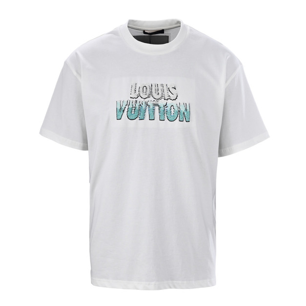 LOUIS VUITTON 串珠圓領短袖