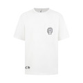 CHROME HEARTS 後背滿版小LOGO短袖 (白)
