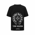 CHROME HEARTS 後背馬蹄鐵梵文短袖 (黑)