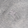 BURBERRY 格紋裝飾棉質短袖 (灰)_2