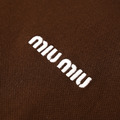 MIUMIU 藍拼領珠地布短袖POLO衫_2