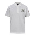 MONCLER M字毛巾繡短袖POLO衫
