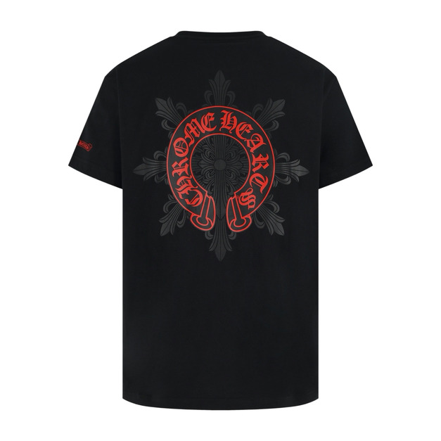 CHROME HEARTS 倫敦限定藤蔓馬蹄短袖 (黑)