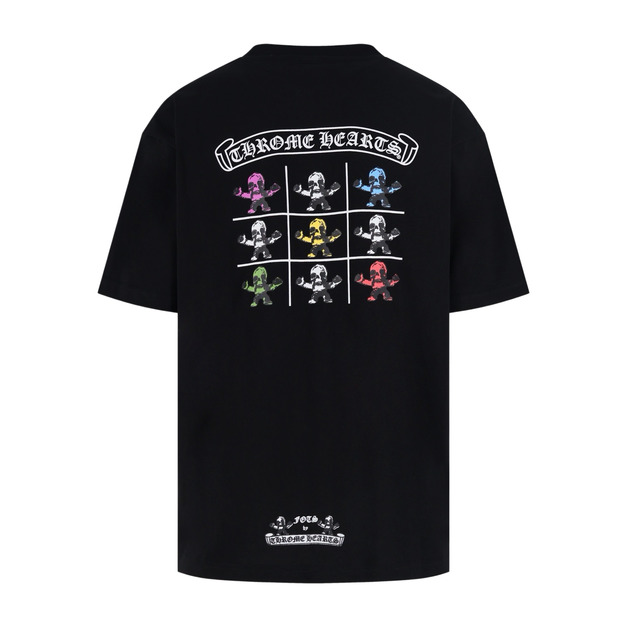 CHROME HEARTS Foti後背骷髏短袖（黑色）