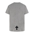 CHROME HEARTS 拼皮十字架短袖 (灰)_1