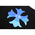 CHROME HEARTS 藍色十字花印花短袖（黑色）_2