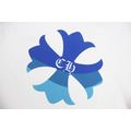 CHROME HEARTS 藍色十字花印花短袖（白色）_2