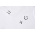 LOUIS VUITTON Monogram 素描刺繡短袖（白色）_3