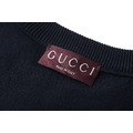 GUCCI 領口標識提花針織短袖（藍色）_3