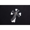 CHROME HEARTS 十字拼布刺繡短袖（黑色）_3