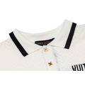 LOUIS VUITTON 字母嵌花拼色網眼針織Polo衫_3