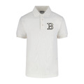 BURBERRY B字母POLO衫 (白)