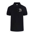 BURBERRY B字母POLO衫 (黑)
