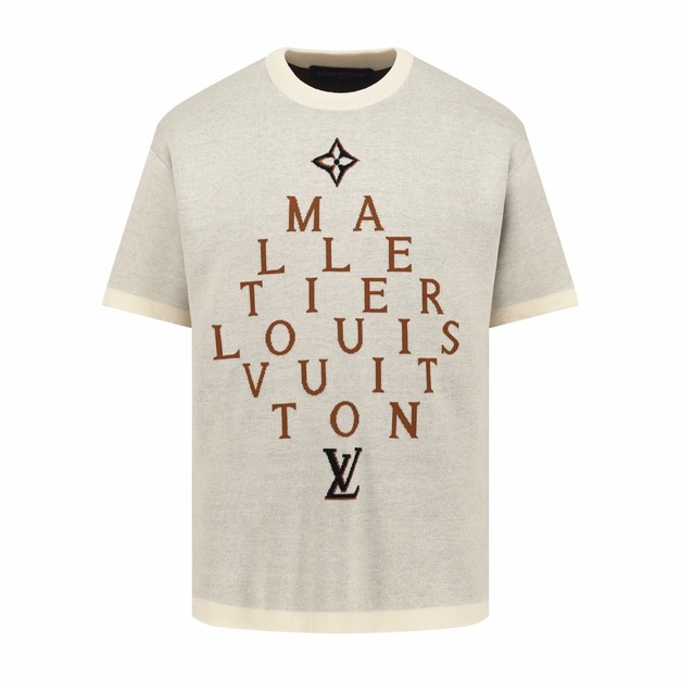 LOUIS VUITTON 字母提花針織短袖