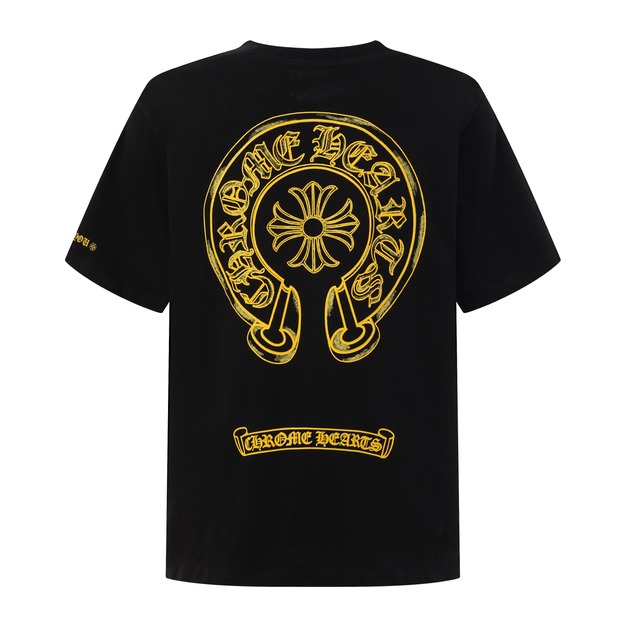 CHROME HEARTS 口袋馬蹄印花短袖 (黑)