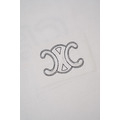CELINE 字母刺繡破洞短袖 (白)_2