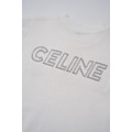 CELINE 字母刺繡破洞短袖 (白)_3