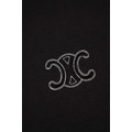 CELINE 字母刺繡破洞短袖 (黑)_2