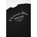 DIOR 字母LOGO印花短袖 (黑)_3