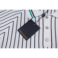 LOUIS VUITTON 字母徽章條紋拼色針織Polo衫_4
