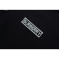BURBERRY 方形名牌字母刺繡POLO衫 (黑)_2