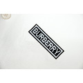 BURBERRY 方形名牌字母刺繡POLO衫 (白)_2