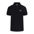 BURBERRY 經典格紋馬標LOGO POLO衫 (黑)
