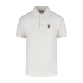 BURBERRY 經典字母貼布POLO衫 (白)