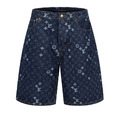 LOUIS VUITTON 老花牛仔短褲