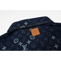 LOUIS VUITTON Monogram牛仔短袖襯衫_4