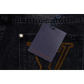 LOUIS VUITTON 麂皮皮牌標識牛仔褲_9
