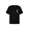 CHROME HEARTS 滿天星刺繡磨破短袖 (黑)_1