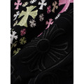 CHROME HEARTS 滿天星刺繡磨破短袖 (黑)_4