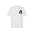 CHROME HEARTS 十字架貼布刺繡短袖 (白)_1