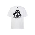 CHROME HEARTS 十字架貼布刺繡短袖 (白)