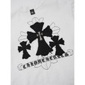 CHROME HEARTS 十字架貼布刺繡短袖 (白)_2