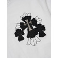 CHROME HEARTS 十字架貼布刺繡短袖 (白)_3