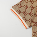 GUCCI 針織提花字母Polo衫短袖_5