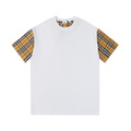 BURBERRY 袖子經典格紋 (白)