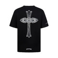 CHROME HEARTS 梵文大十字架短袖 (黑)