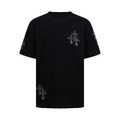 CHROME HEARTS 繡皮十字架短袖