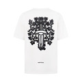 CHROME HEARTS 繡皮寶劍圖騰短袖 (白)