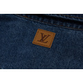 LOUIS VUITTON Monogram刺繡牛仔短袖襯衫_3