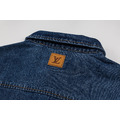 LOUIS VUITTON Monogram刺繡牛仔短袖襯衫_6