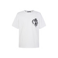 CHROME HEARTS 馬蹄鐵十字架刺繡短袖 (白)_1