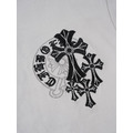 CHROME HEARTS 馬蹄鐵十字架刺繡短袖 (白)_3