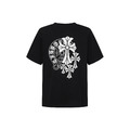 CHROME HEARTS 馬蹄鐵十字架刺繡短袖 (黑)